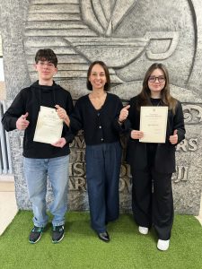 Maja Urbanowicz z klasy III TP oraz Marco Cannazzaro z klasy III B otrzymali stypendium Prezesa Rady Ministrów!